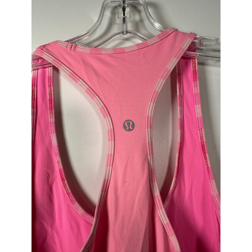 Pink Lululemon Tank Tops Athletic Racerbacks Slim Fit Yoga‎ Size 6 Casual Gym - Picture 5 of 10